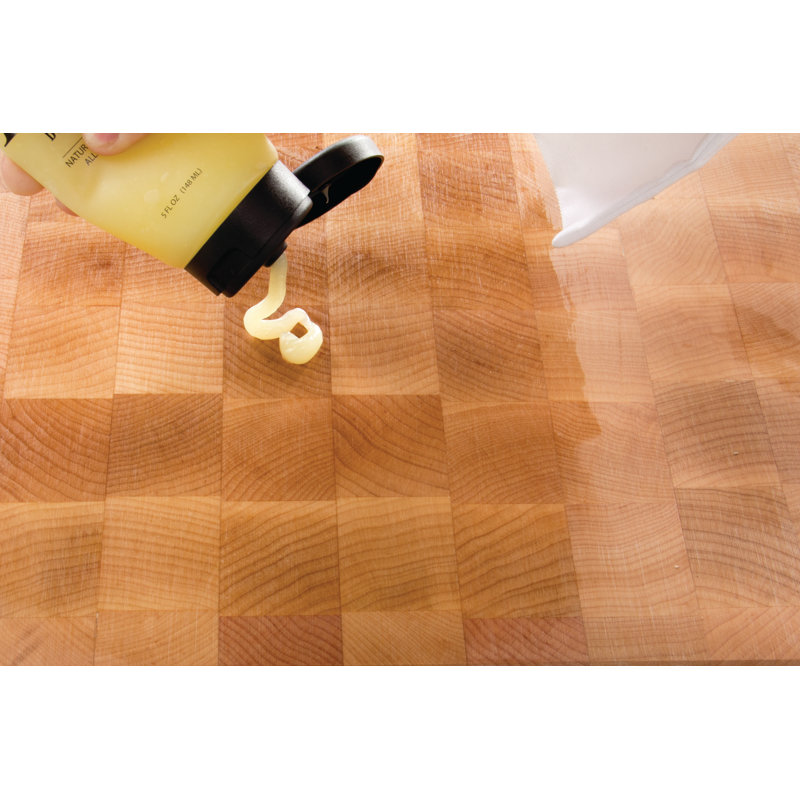 Beechwood Handle Cutting Board Care Set with Oil and Cream