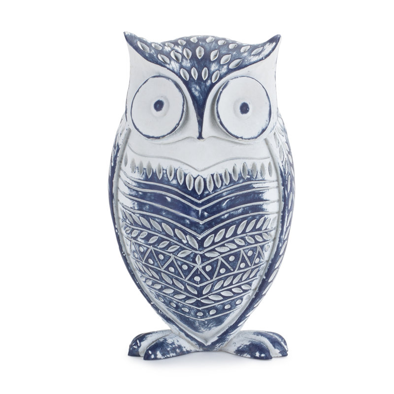 2 Piece Resin Owl Collectibles Set