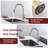 SUMERAIN Pull Down Kitchen Sink Faucet Single Handle Single Hole Lead Free-113958614