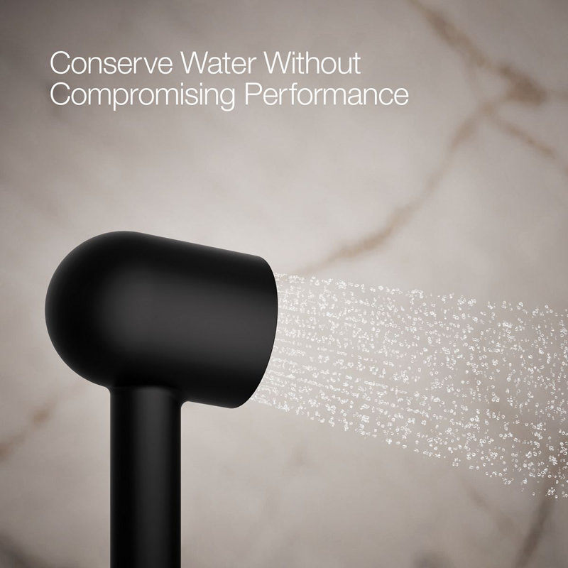Statement Single-Function Iconic Handshower, Matte Black
