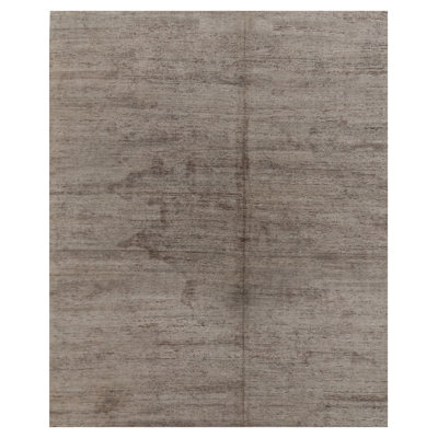 Rug & Kilim’S Modern Textural Rug In Neutral Taupe And Gray Tone-On-Tone