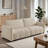 90 " Upholstered  Couches with Tufted Sofa, Modern Polyester Large Soft Cushioned Backrest-2115094955
