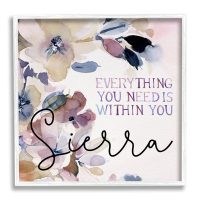 Everything You Need cmw-094 Personalized Wall Art