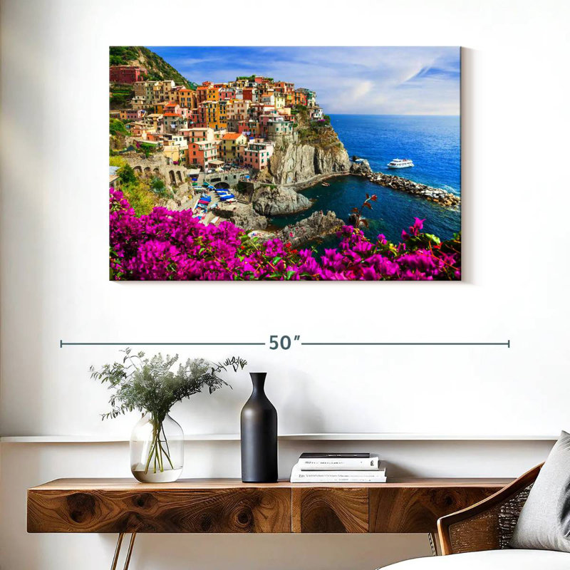 Alvord Pleasant Manarola Village, H 26 po x l 39 po
