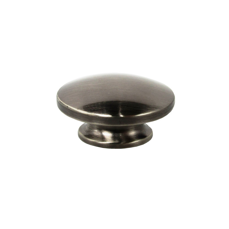 Bouton ovale, Nickel satiné ox
