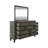Aisja King California Sleigh Bed, Dresser & Mirror-126511532-126511530