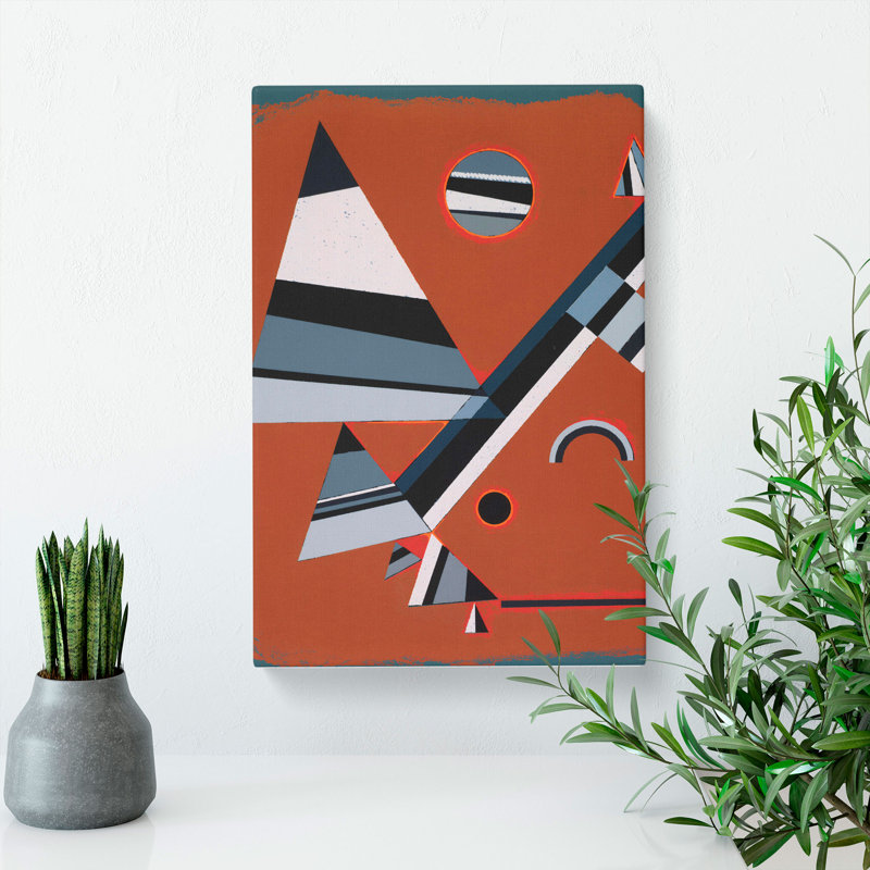 Composition Vol.1 by Wassily Kandinsky - Wrapped Canvas Painting, 60cm H x 40cm W x 3cm D