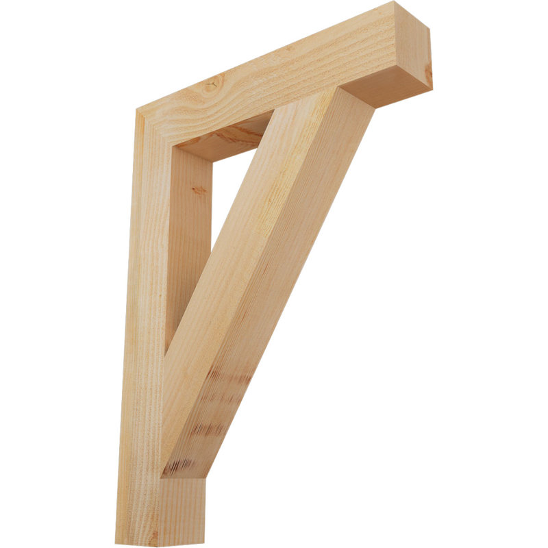 Support de bloc traditionnel, H 30 po x l 4 po x P 22 po, Douglas (sciage brut)
