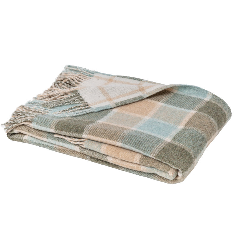 Pinto Throw Blanket, Blue