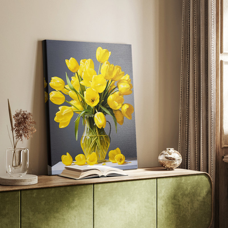 FLORAL Series DCCXCIV - Cavas de galerie sur mesure, H 27 po x l 18 po