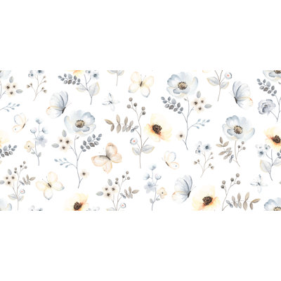 Kerrville Peel & Stick Floral Roll