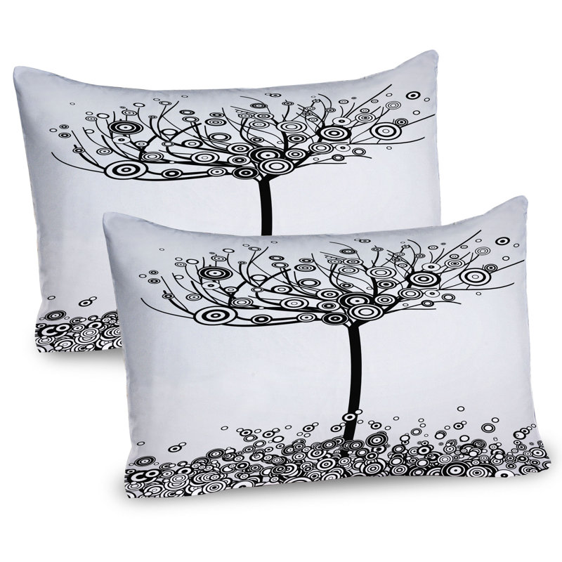 Ensemble de 2 taies décoratives Ambesonne Tree of Life - 13457, H 20 po x l 30 po