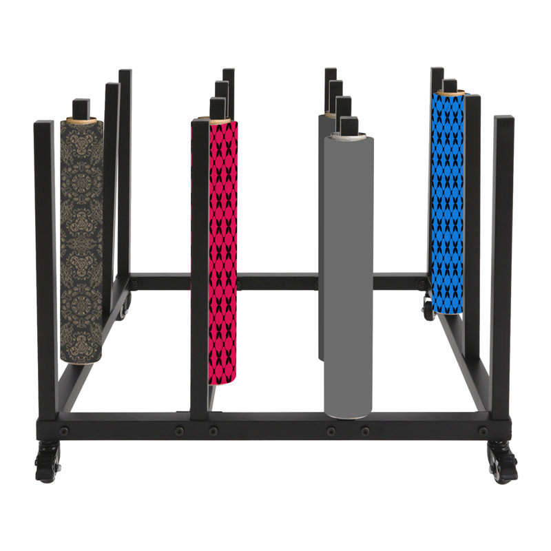 File Cart With 16 Rolls Capacity