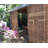 36" W X 72" H Square Grid Solid Wood Lattice With Stand