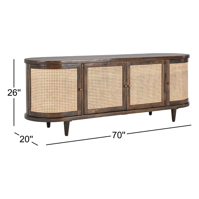 Teresa 70'' W Solid Wood Sideboard