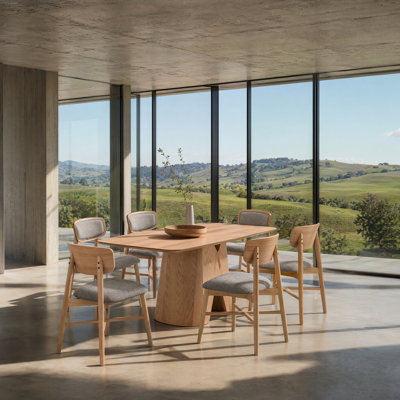 Sculptural Curved Back Dining Set