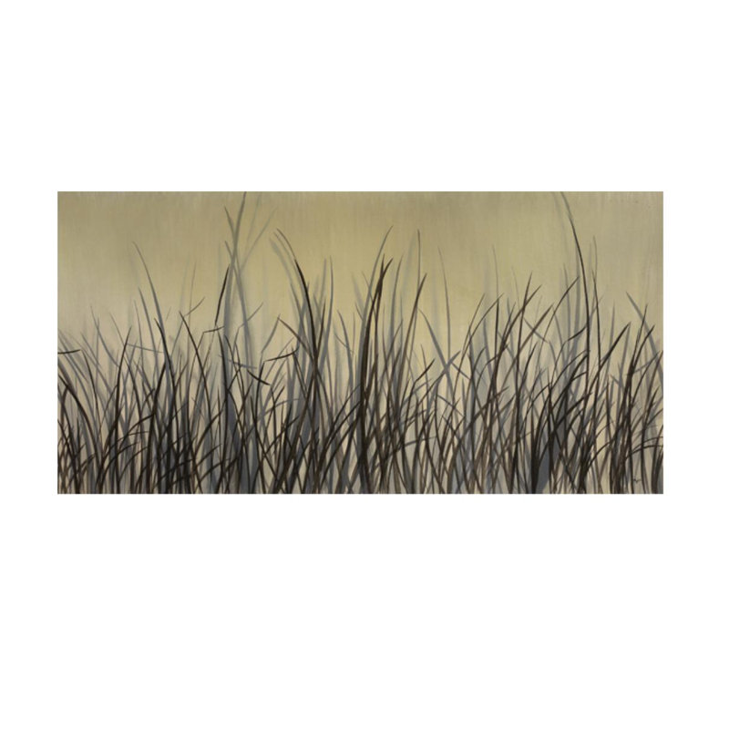 «Wetland Brush» par Kari Taylor - impression, H 36 po x l 72 po x P 1,5 po, Image au pinceau gel