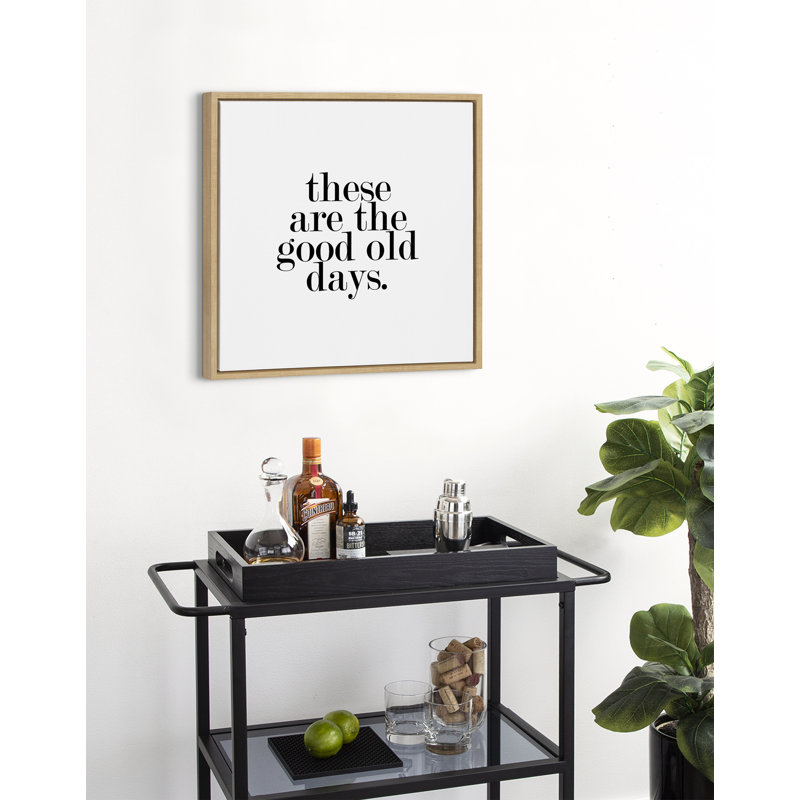 Good Old Days by Maggie Price of Hunt and Gather Goods Framed Canvas Wall Art Print, 22" H x 22" W, Natural