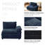 Chaise d'angle en velours côtelé Lauretta-130047836
