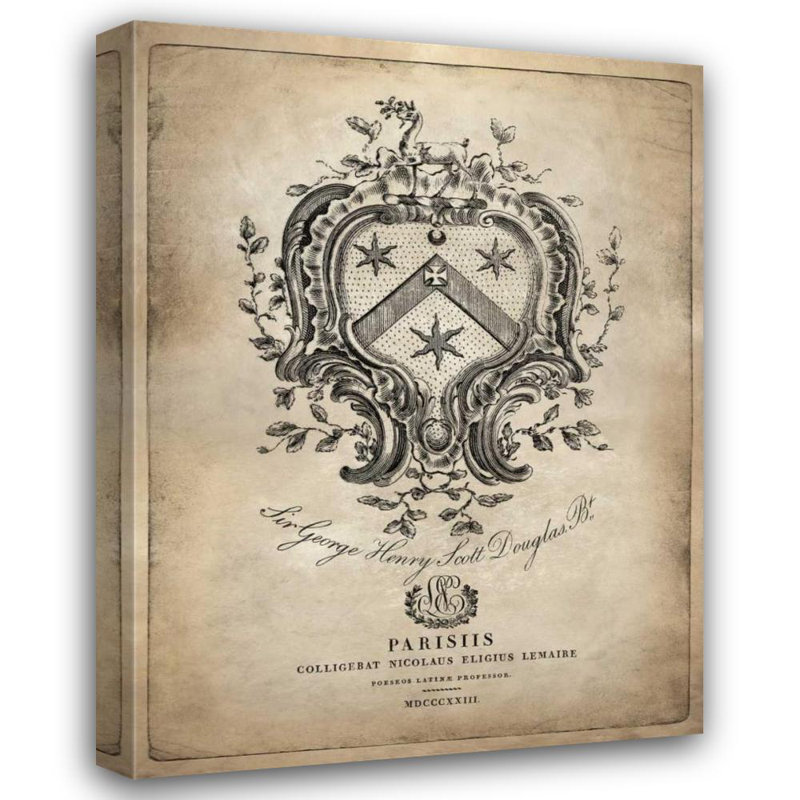 Lark Manor ™, Jeffries, Oliver, reproduction d'art sur toile tendue sous le titre: Heraldry IV, H 24 po x l 19 po