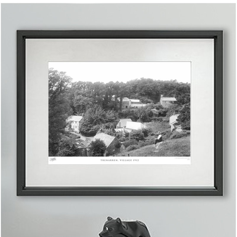 Trenarren, Village 1912 by Francis Frith - Single Picture Frame Print, 28cm H x 36cm W x 2.3cm D