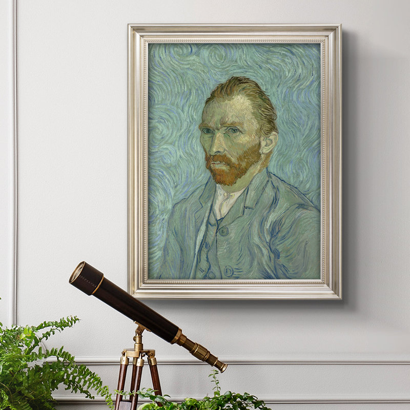 Autoportrait Van Gogh - reproduction de photo sur toile, H 20 po x l 16 po x P 2,5 po