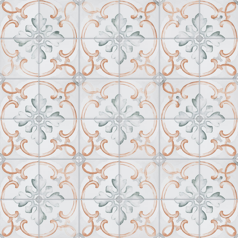 Saint Germain 6" x 6" Porcelain Wall & Floor Tile