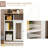 Versatile Dog Crate Furniture with Adjustable Shelf for Medium and Large Dogs