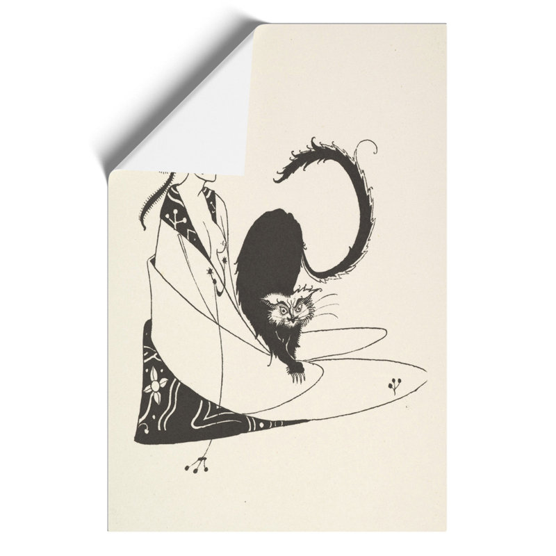 Grotesques by Aubrey Beardsley - Frameless Print, 30cm H x 21cm W x 0.1cm D