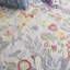 Tapis floral en laine et coton touffeté à la main Jardin-97707580