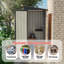 Metal Garden Shed For Patio Backyard Tools House Storage Shed