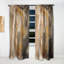 Marbre naturel sur terre teintes de couleur brune - Rideau en velours moderne - 1 panneau-71702289