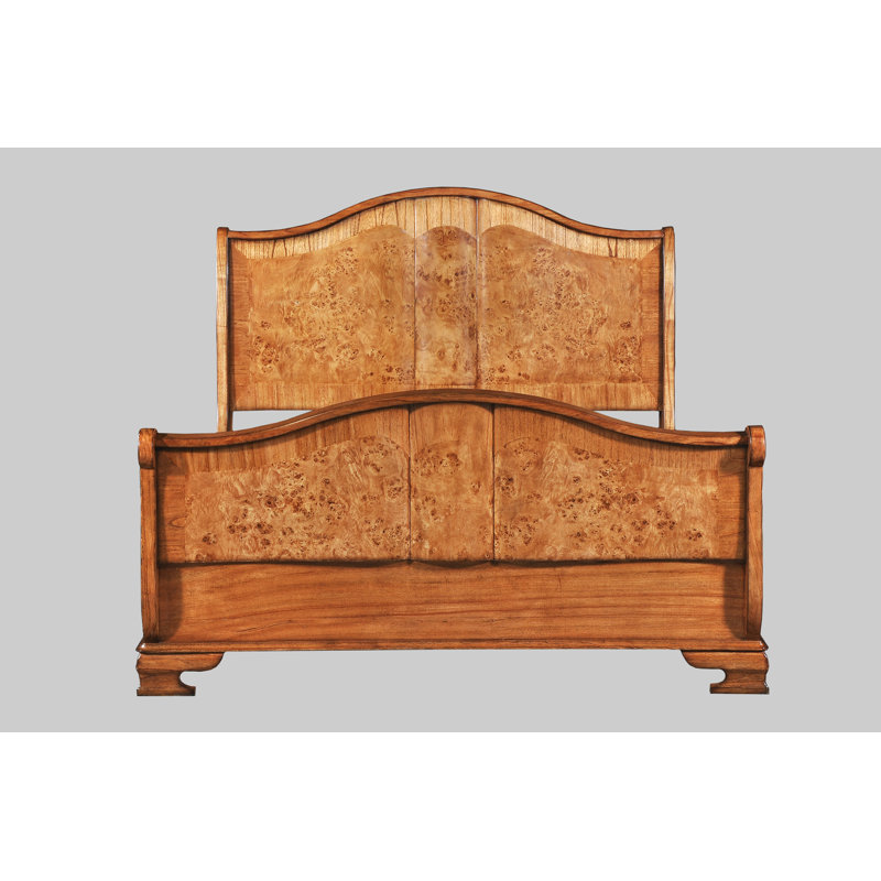 Alaba Solid Wood Bed, Double (4'6)