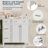 36" Single Bathroom Vanity With Ceramic Top-916560929-916560943