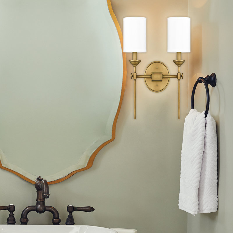 Danforth Steel Wallchiere, Weathered Brass