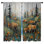 Buffle de fenêtre Buffalo In Wildflowers Buffalo diaphane et obscurcissant - 2 panneaux
