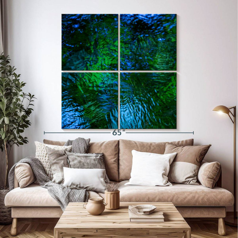 Monets Pool I, 50" H x 50" W