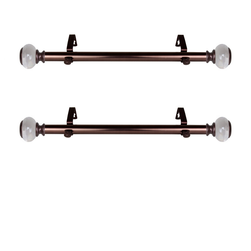 Tringle à rideaux simple Ironwood, Bronze