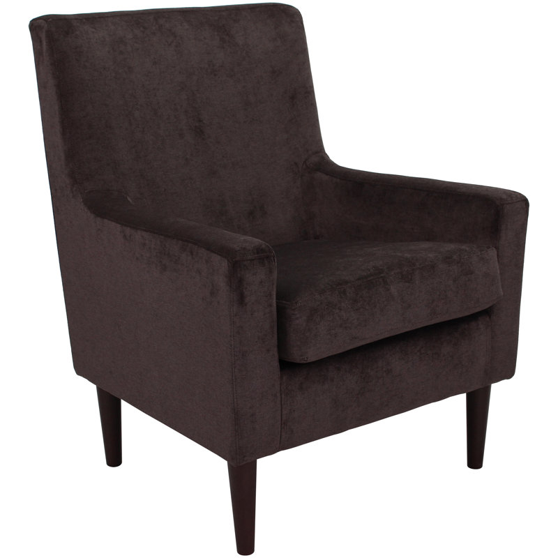 Donham Upholstered Accent Chair, Godiva Brown