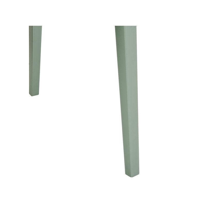 Fawnlily 77cm H Stacking Side Chair, Mint Green