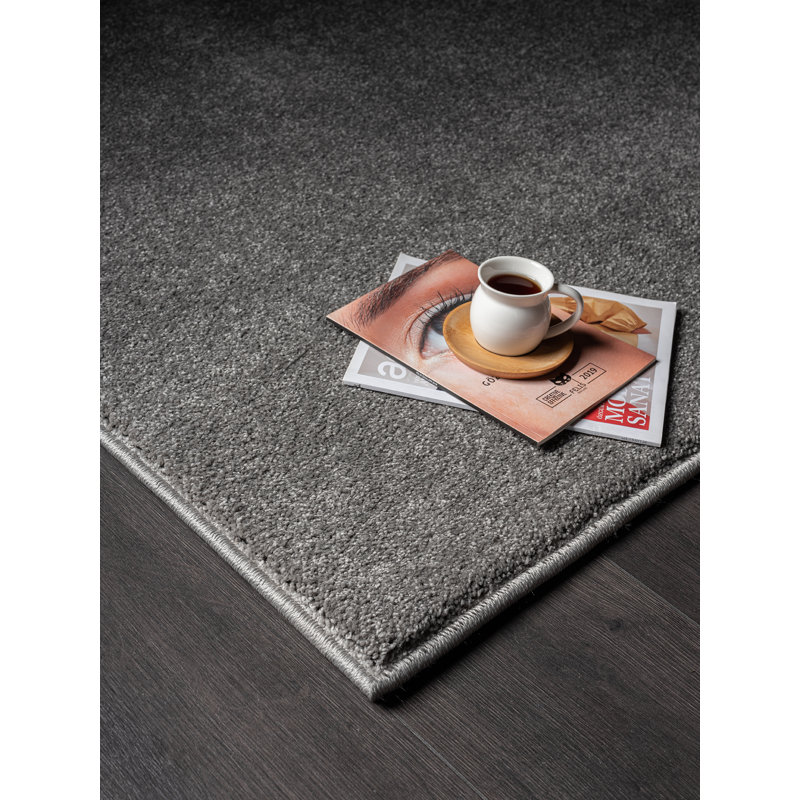 Hauselt Anthracite Rug, Rectangle 60 x 110cm