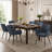 Upholstered Chenille Dining Chairs With Metal Legs (Set Of 6)-1678215901-1689802936