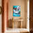 Shark In Bathtub With Parrot Canvas Wrapped Wall Art Oil Painting Print Set Of 1-1898507739
