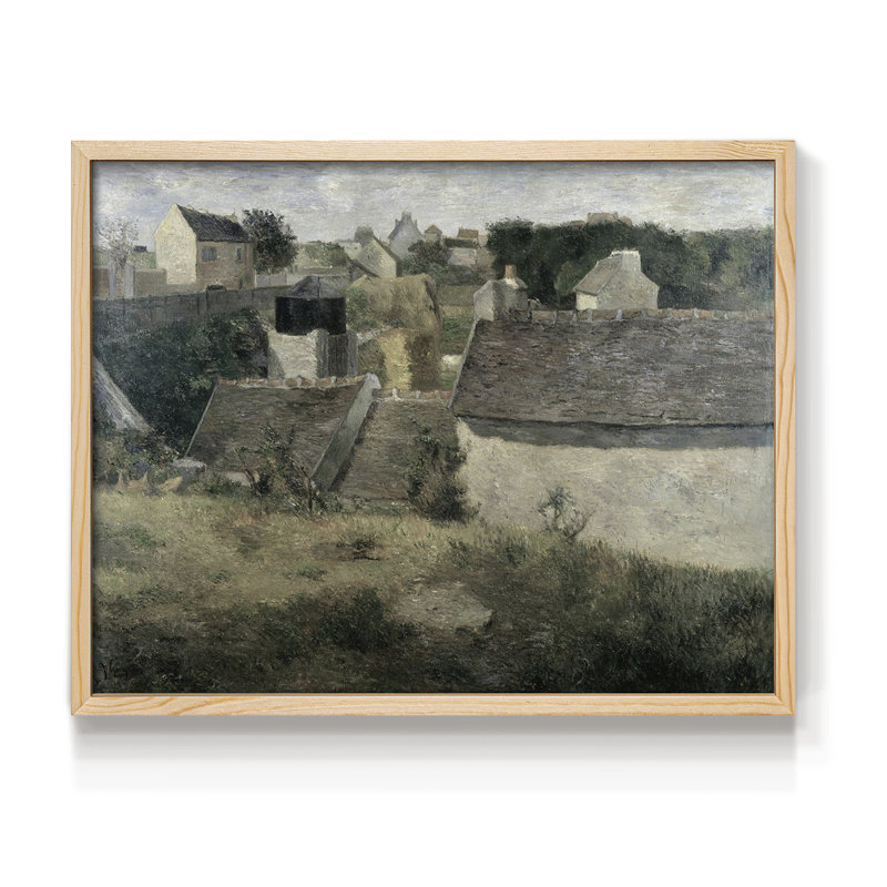 Paysages rétro-CD XXII - reproduction encadrée, H 11 po x l 14 po, Naturel