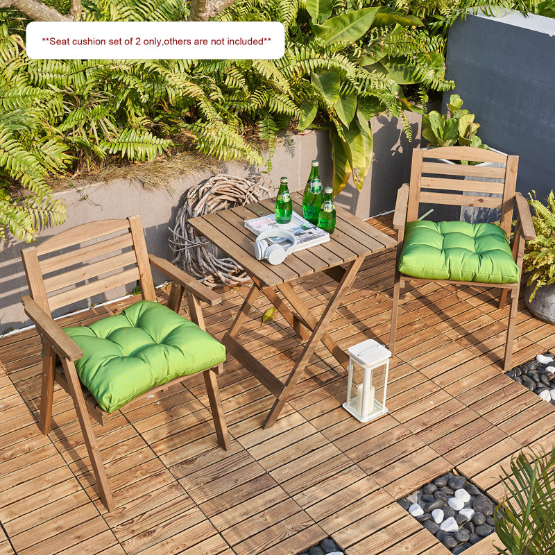 Outdoor 3.9'' Seat Cushion, Kale Green