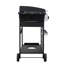 Barbecue au gaz propane pour l'extérieur, 4 49200 BTU, acier inoxydable, grilles de cuisson en émail métallique, table d'appoint pliable, panier suspendu pour barbecue