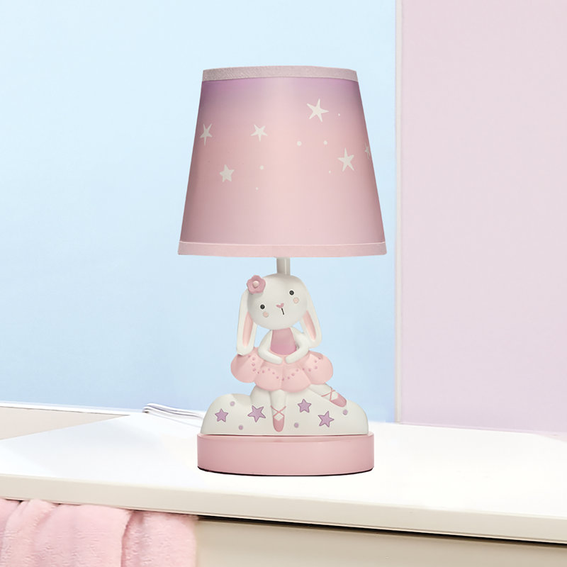 Petite lampe danseuse avec abat-jour et ampoule
