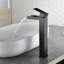 Robinet de lavabo de salle de bain à un trou avec ensemble de bonde escamotable-108571253