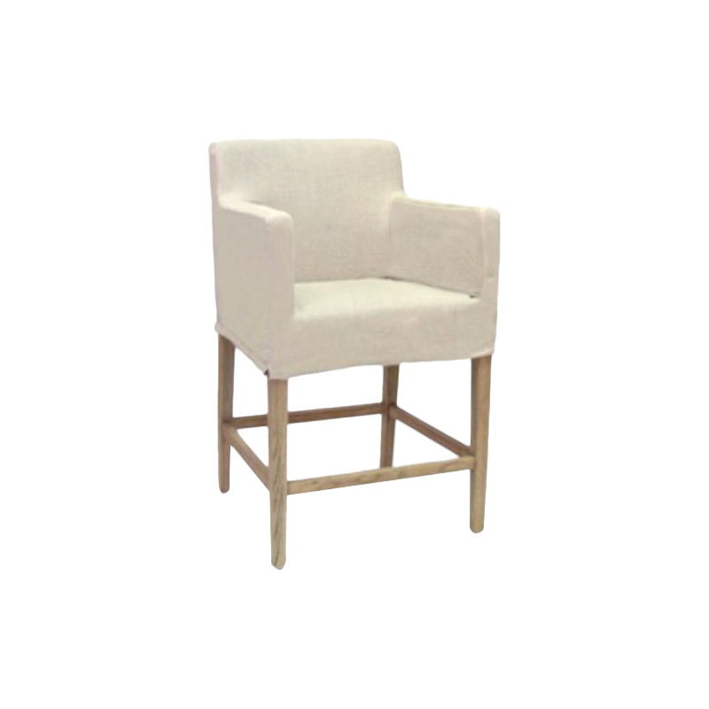 Avignon Bar and Counter Stool, Counter Stool (25" Seat Height), Linen-Off White 