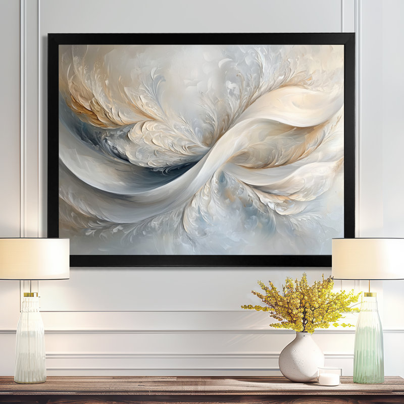 Weitzel - Abstract Wall Art, Reproduction encadrée d'une seule photo, 30" H x 40" W, Black